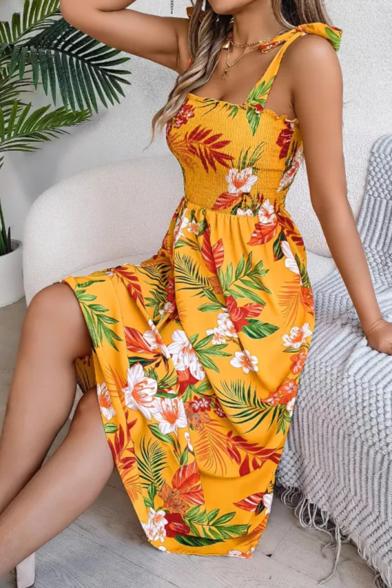 EP | Robe corset à fleurs pour femmes