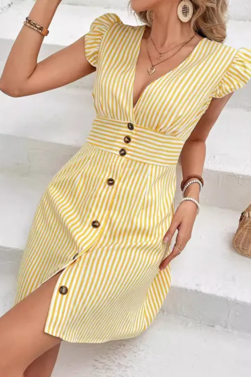 EP | Robe t-shirt femme avec col en V