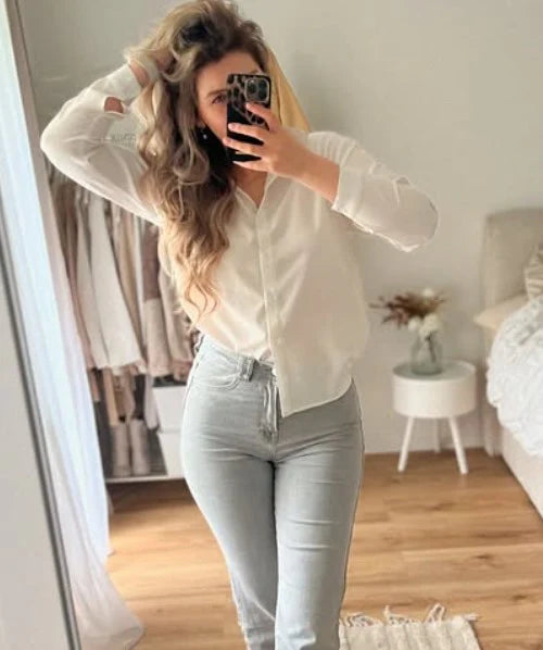 Blouse Classique à Boutons