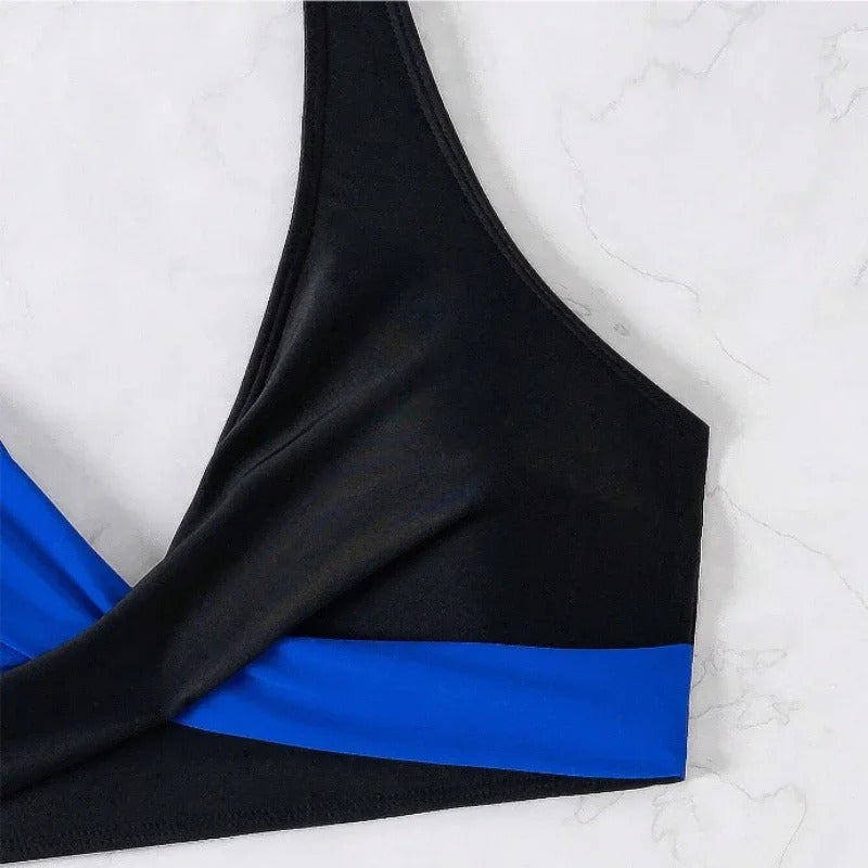 EP | Bikini sexy dos nu avec ceinture croisée