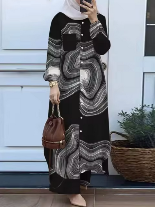 EP | Ensemble deux pièces à la mode composé d'un pantalon et d'une robe