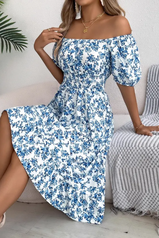 EP | Robe à fleurs pour femmes avec volants