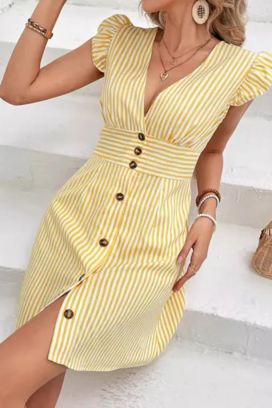 EP | Robe t-shirt femme avec col en V