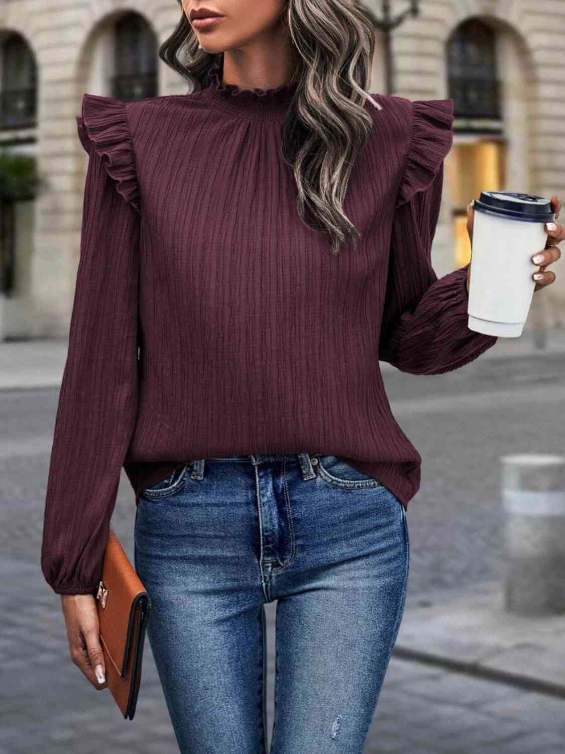 ND | Blouse d'hiver décontractée et à la mode