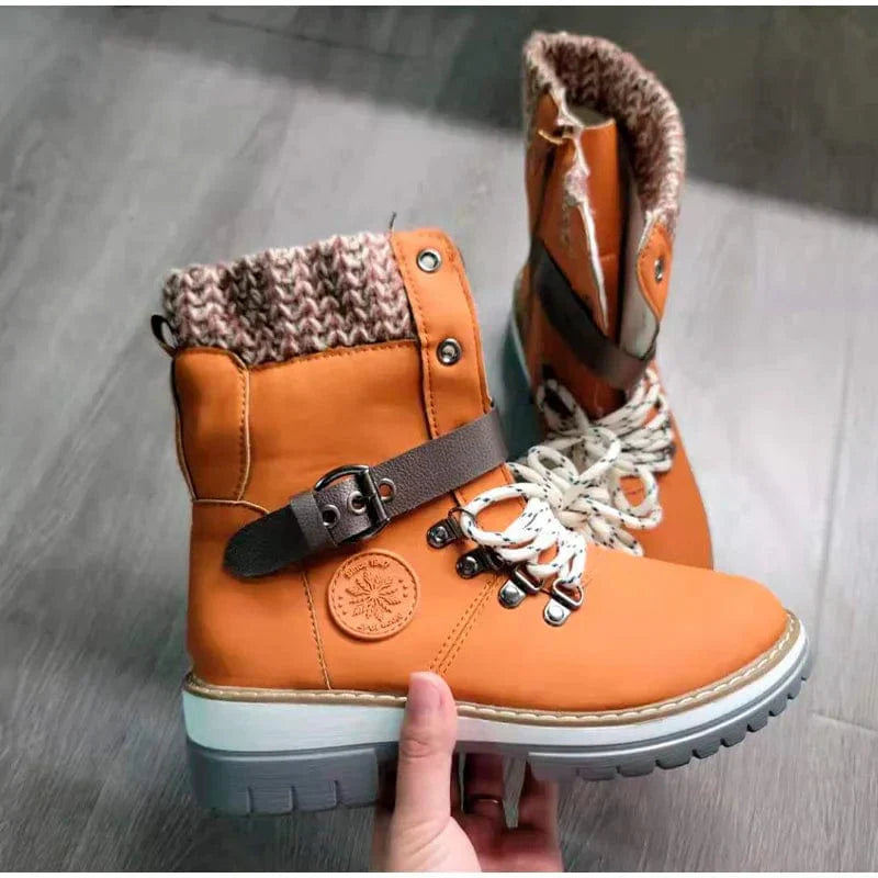 EP | Bottes zippées avec lanières et boucles en cuir pour la cheville