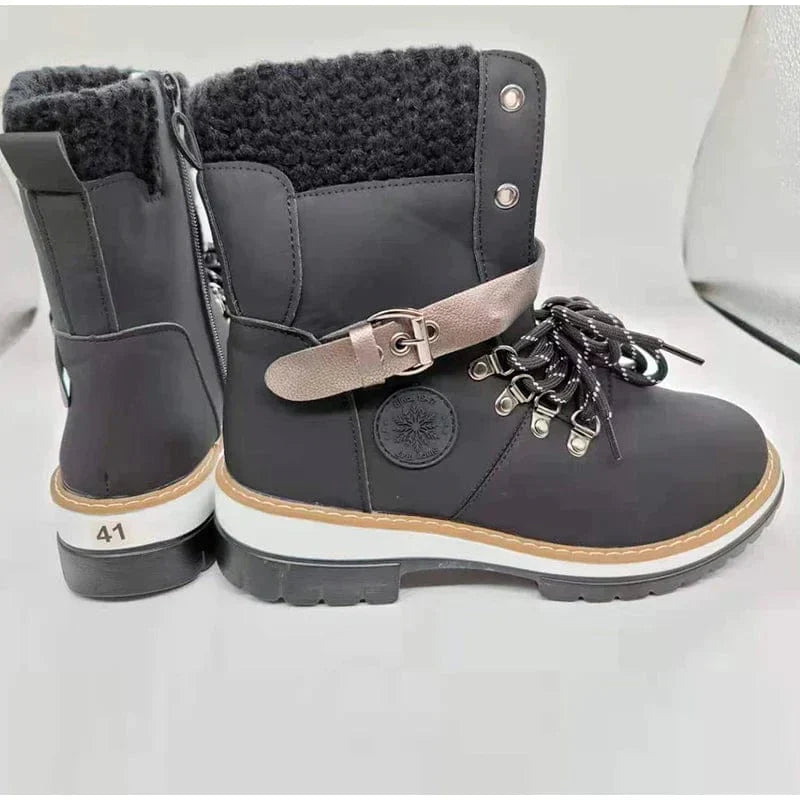 EP | Bottes zippées avec lanières et boucles en cuir pour la cheville