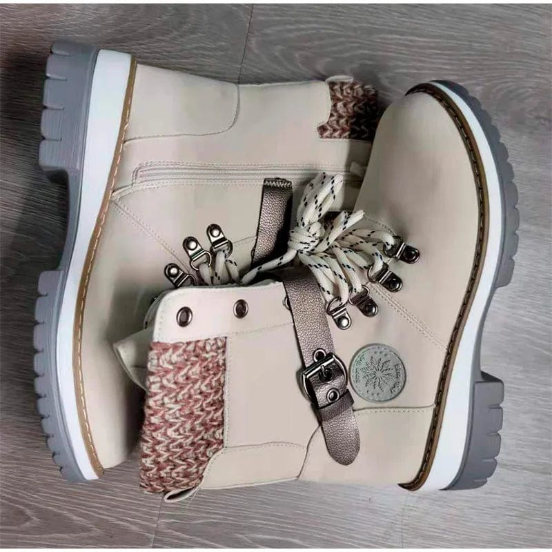 EP | Bottes zippées avec lanières et boucles en cuir pour la cheville