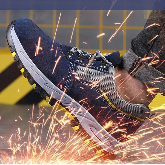 EP | Bottes en cuir avec embout en acier et protection en fer