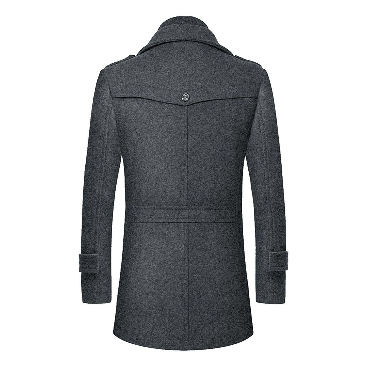 EP | manteau de laine à double col automne-hiver