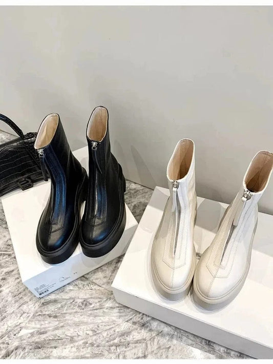 EP | Bottines en cuir